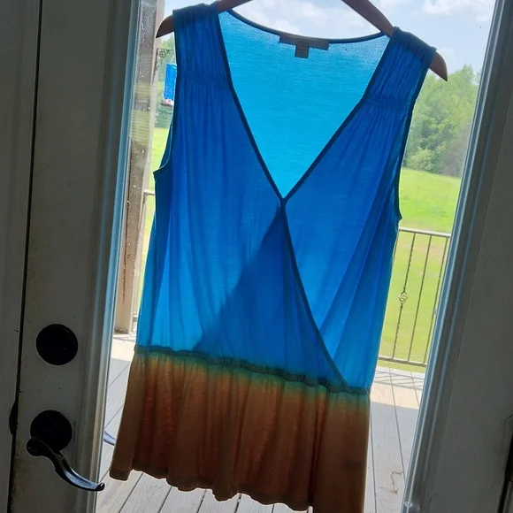 Boston Proper Hombre Sleeveless Top sz‎ M Blue - Picture 13 of 13